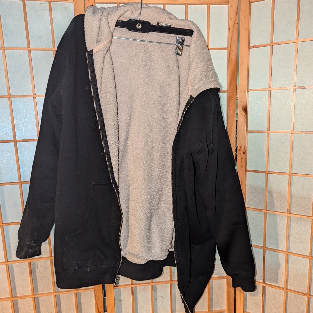 Expedition Series men’s hooded jacket 80/cotton zip up,great condition